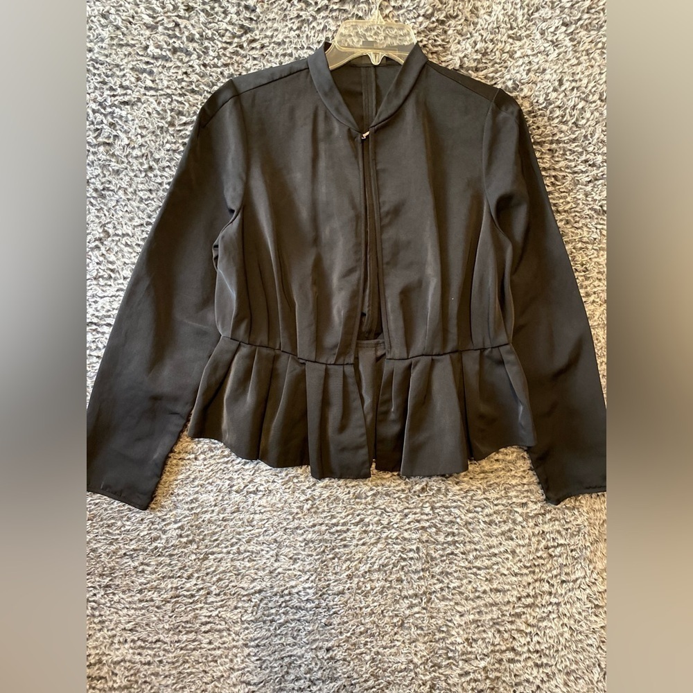 Victoria Beckham x Target Black Peplum Jacket Medium